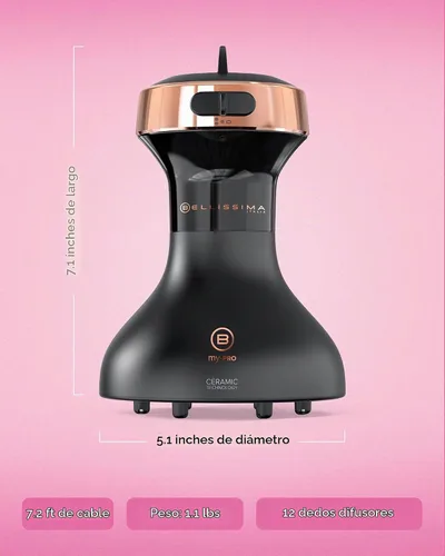 Vista 6 de Bellissima - Secador de pelo con difusor de cerámica para cabello rizado