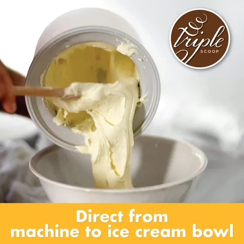Vista 8 de Triple Scoop - Paquete surtido napolitano de mezcla de helados, mezcla para helados. Simple, fácil, delicioso. De mezcla gourmet a máquina en 5