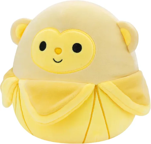 Vista 2 de Squishmallows Pierogi Banana Monkey original de 8 pulgadas - Peluche oficial de Jazwares