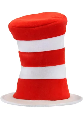 Vista 7 de Sombrero de disfraz deluxe de peluche Gato en el Sombrero de Dr. Seuss Multicolor