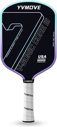 Vista 11 de Pickleball Paddles USAPA Approved Raw Carbon Fiber Face Max Control & Effortless Power 16MM Core Anti-Shock Intermediates to Pros