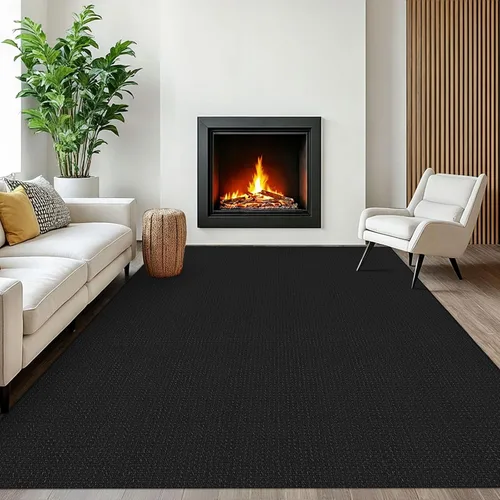 Vista 167 de EARTHALL Alfombra tejida de 2 x 3 pies, lavable para entrada, alfombra trenzada antideslizante, alfombra para puerta interior y exterior, alfombra