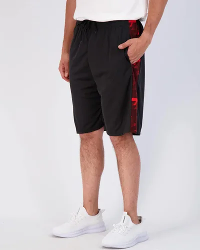 Vista 2 de Real Essentials 5 Pack Men's Mesh Athletic Basketball Shorts Quick Dry Activewear with Pockets