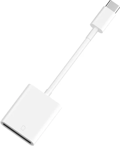 Vista 11 de Lector de Tarjetas SD para iPhone iPad, Cable Adaptador de Tarjeta SD/Micro SD Certificado MFi de Apple con Ranuras Duales para Cámaras SLR, Visor