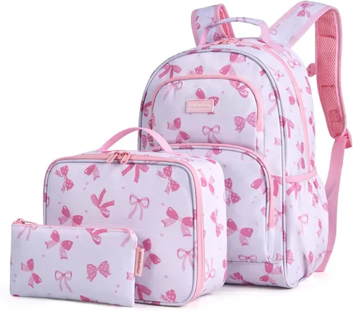 Vista 8 de mommore Juego de mochila para niños y niñas de 4 a 8 años A-dinosaurio