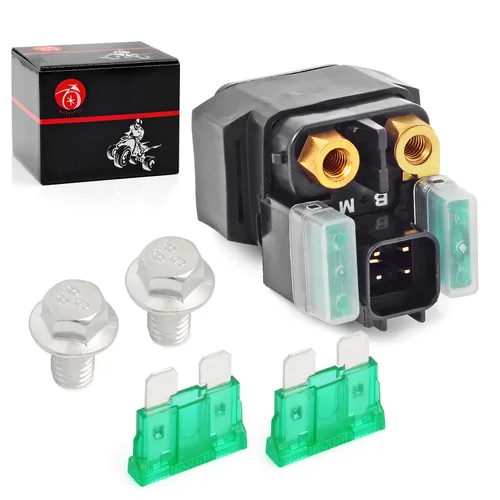 Vista 2 de MOTO1988 Relé de Arranque Solenoide Compatible con Yamaha Raptor 700 700R YFM700 2006-2022 Rhino 450 YXR450 2007-2008 Rhino 660 YXR660 2007