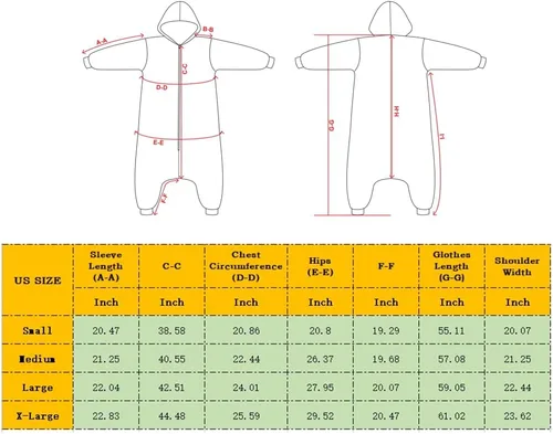 Vista 6 de ULEEMARK Unisex Adult Onesie Animal Pajamas One Piece Halloween Costumes Cosplay Christmas Sleepwear