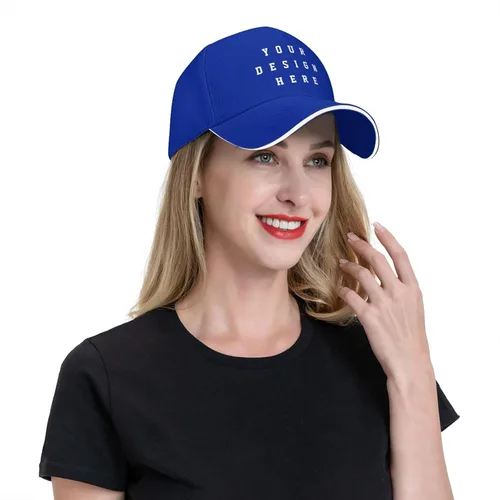 Vista 8 de Sombrero personalizado diseña tu propio logotipo Gorra de béisbol personalizada Sombreros personalizados para hombres y mujeres