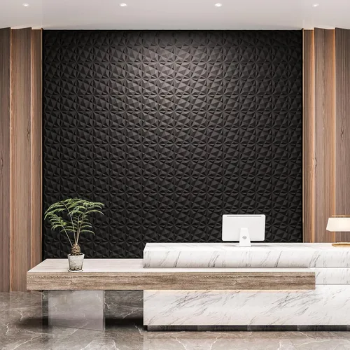 Vista 6 de Art3dwallpanels Paquete de 20 paneles de pared 3D para decoración de pared interior, 12 x 12 pulgadas, paneles de diamante blanco para sala de Nuevo