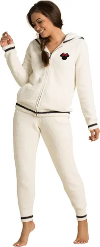 Vista 3 de Descalzo Dreams CozyChic Classic Disney Minnie Jogger ropa de salón de lujo