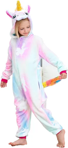 Vista 2 de Disfraz de unicornio para niñas, disfraz de Halloween, Navidad