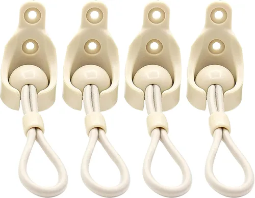 Vista 2 de Kit de tapa de extremo elástico para piezas de persiana enrollable Beige