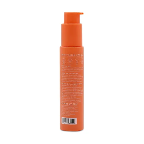 Vista 2 de TruffLuv Aceite de argán - Aceite para el cabello con extracto de trufa negra, aceite de argán y complejo de aceite nutritivo - Hidratación profunda