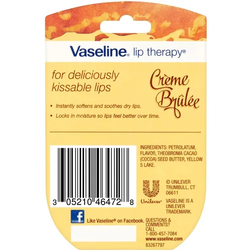 Vista 11 de Vaseline Lip Therapy, Creme Brulee 0.25 oz (paquete de 6)