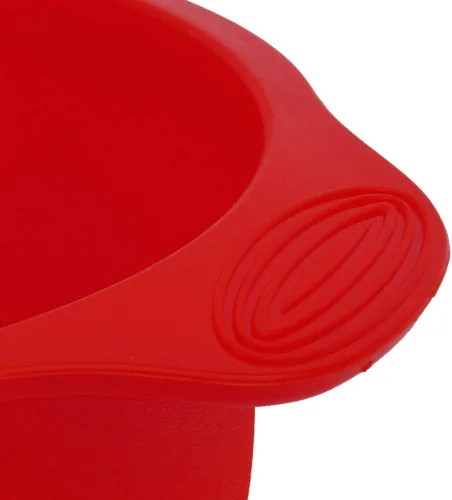 Vista 8 de Omabeta CakeNon Stick Forma Redonda 11inch Cake Baking Pan Silicona Calor para Pastel de Capa (rojo)