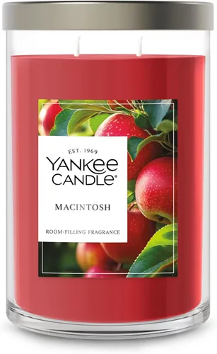 Vista 8 de Yankee Candle Vela perfumada de cereza negra, tarro de vela de 3 mechas de 14.5 onzas con hasta 40 horas de tiempo de combustión, regalo Granate