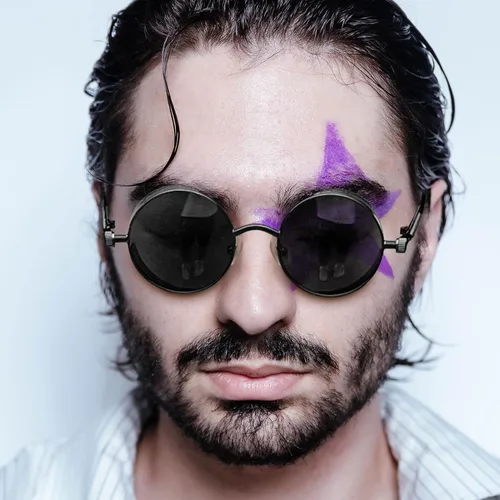 Vista 2 de Gafas de sol Joopin polarizadas, estilo Lennon, redondas, gafas de sol estilo hippy redondas para mujer y hombre