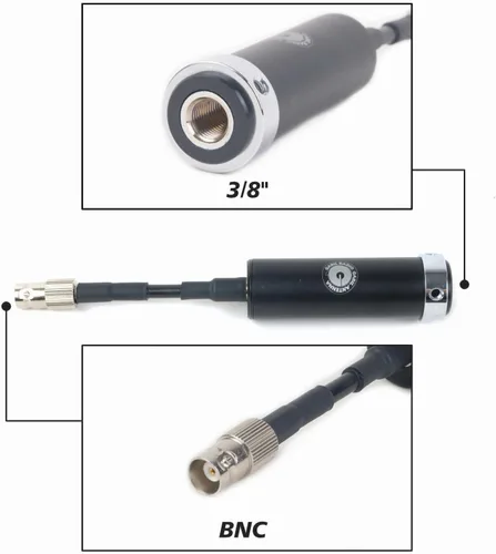 Vista 4 de 3/8-24 a BNC Adaptador Manga para GRA-ULT01 MK3 Antena trípode Torre