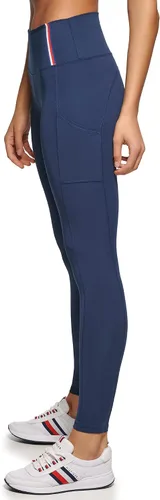 Vista 3 de Tommy Hilfiger Leggings de entrenamiento de alto rendimiento para mujer