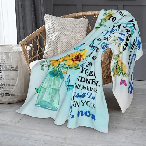 Vista 4 de Regalos para hija de mamá, regalos para hijas adultas, regalo para hija, manta para hija de mamá 40 x 50 pulgadas