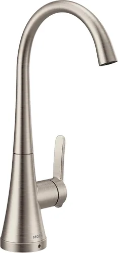 Vista 19 de Moen Sinema grifo de cocina desplegable de acero inoxidable con aumento de potencia y sistema retráctil, llave de cocina moderna de arco alto, fácil