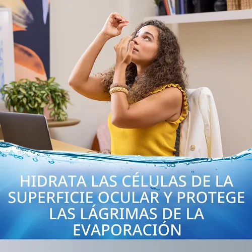 Vista 6 de Refresh Optive Advanced Lubricant Oye Gotas para los ojos secos, sin conservante, 0.01 fl oz contenedores de un solo uso, 30 cuentas