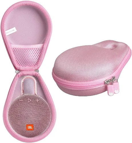 Vista 21 de Hermitshell Funda de viaje para altavoz Bluetooth inalámbrico JBL Clip 3 portátil impermeable (Negro)