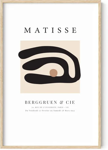 Vista 61 de HAUS AND HUES Matisse - Lámina de arte moderno minimalista - Arte de pared estético de Henri Matisse, póster abstracto para cuarto de dormitorio