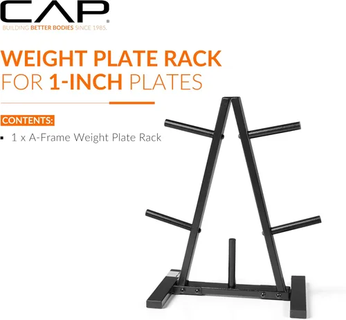 Vista 2 de CAP Barbell Weight Plate Rack for 1-Inch Weight Plates