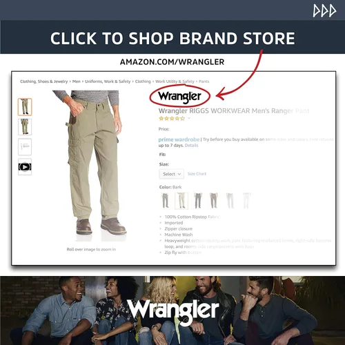 Vista 7 de Wrangler Riggs Workwear Jeans de cinco bolsillos de ajuste relajado para hombre