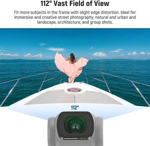 Vista 3 de NEEWER Juego de Filtro ND Magnético Compatible con DJI Osmo Pocket 3 Combo de Accesorios para Creadores, ND Variable ND2-32 de Neblina Negra