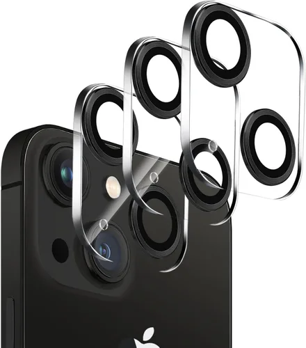 Vista 18 de Dengduoduo Paquete de 3 protectores de lente de cámara para iPhone 13 de 6.1" y iPhone 13 Mini de 5.4", vidrio templado, Ultra HD, dureza 9H Todo