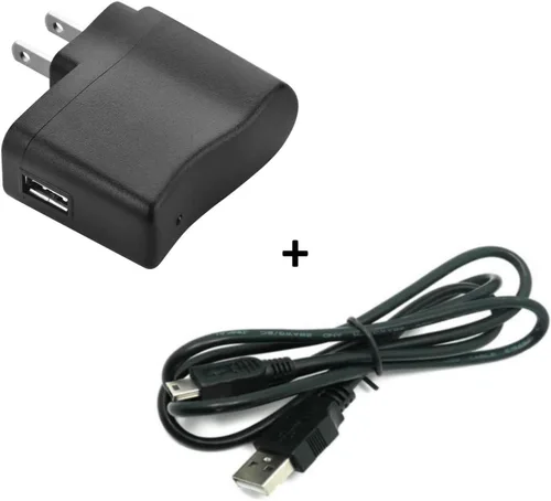 Vista 2 de TI-84 TI84 Plus CE Calculadora gráfica Cargador Cable de alimentación y adaptador de CA de pared