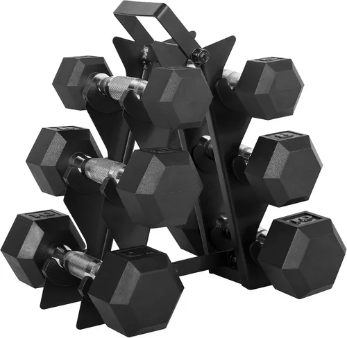 Vista 7 de CAP Barbell Coated Hex Dumbbell Set
