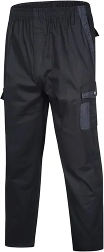 Vista 5 de EELHOE Baggy Cargo Pants for Men Ripstop Relaxed Fit Lightweight Trousers Tactical Work Outdoor Bottom Pant Multi Pockets