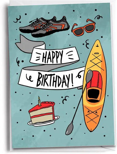 Vista 20 de Feliz cumpleaños ciclista al aire libre - Hombre
