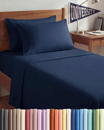 Vista 137 de Juego de sábanas Twin de 4 piezas - Cómodo, transpirable y refrescante - Juego de ropa de cama de lujo de hotel ultrasuave con bolsillos profundos