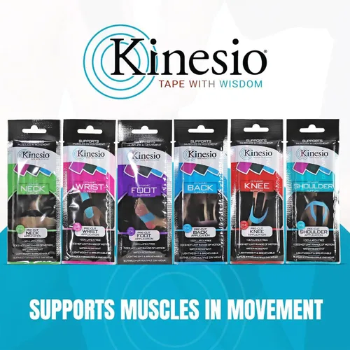 Vista 7 de Kinesio Cinta - Soporte precortado para los pies - Tiras de cinta atlética optimizadas