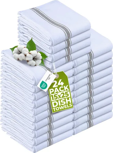 Vista 14 de Utopia Towels Paquete de 12 paños de cocina negros de 15 x 25 pulgadas, 100% algodón hilado en anillo
