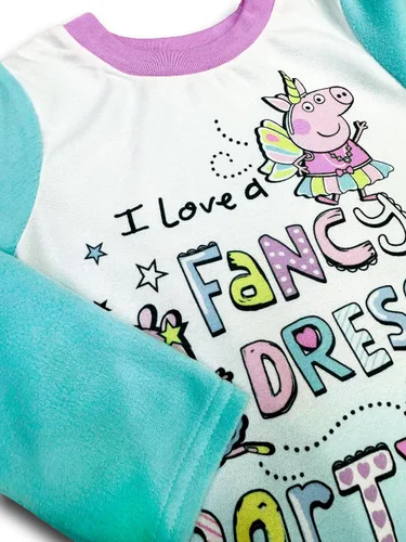 Vista 2 de Peppa Pig - Pijama de poliéster suave para niñas pequeñas