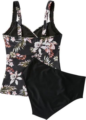 Vista 40 de SUUKSESS Traje de baño tankini sexy con efecto de realce y control de abdomen para mujer