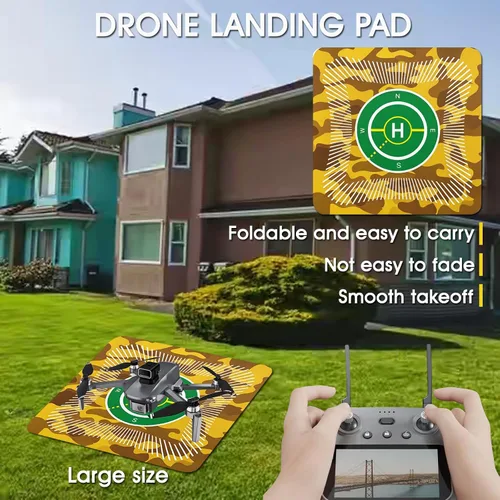 Vista 5 de Almohadilla de aterrizaje universal para drones, ecológica y plegable, portátil, para DJI, piedra sagrada, accesorios de drones Potensic