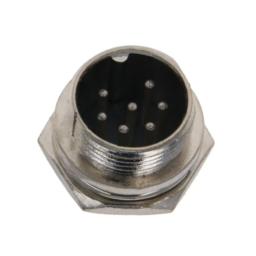 Vista 15 de Heyiarbeit Plata GX16 7A 2P Conector de Aviación Hembra Panel de Alambre Accesorios de chasis de alimentación Conector de metal Aviación 1 unids