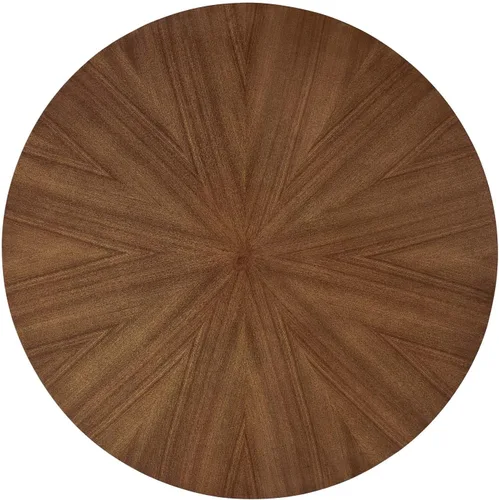 Vista 8 de Modway Crossroads - Mesa de comedor redonda de madera de 47 pulgadas, nogal