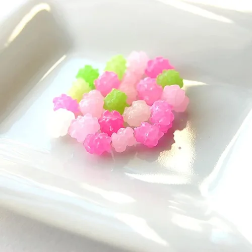 Vista 4 de MARUTA Candy Konpeito, Hanatsume, caramelo de azúcar japonés, 0.2oz 50count