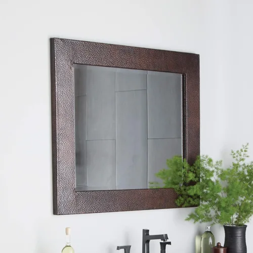 Vista 2 de Native Trails CPM65 Sedona - Espejo de pared rectangular, grande, cobre antiguo