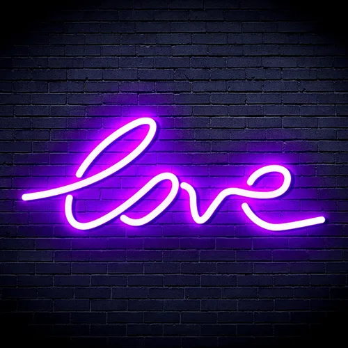 Vista 14 de AdvPro Señal de neón LED de silicona Love Flex - Azul - st16s42-fnu0202-b