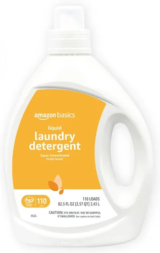 Vista 11 de Amazon Basics Detergente líquido concentrado para la ropa, lino limpio, 110 cargas, 82.5 onzas líquidas (anteriormente Solimo)