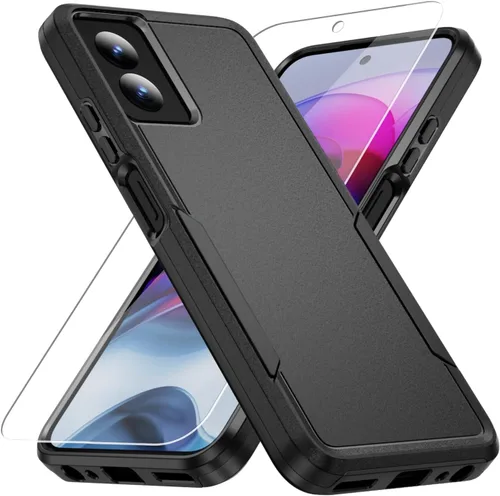 Vista 12 de Funda para Moto G Stylus 5G 2022, con Protector de Pantalla, [Probada contra Caídas de Grado Militar] Funda Protectora de Servicio Pesado Resistente