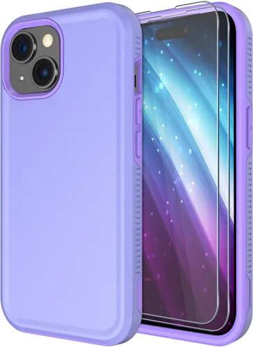 Vista 23 de Diverbox Funda para iPhone 11 [A prueba de golpes] [A prueba de caídas] [Protector de pantalla de vidrio templado], Funda de teléfono de Protección